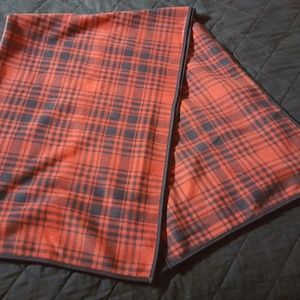 Red Plaid Reversible Wrap